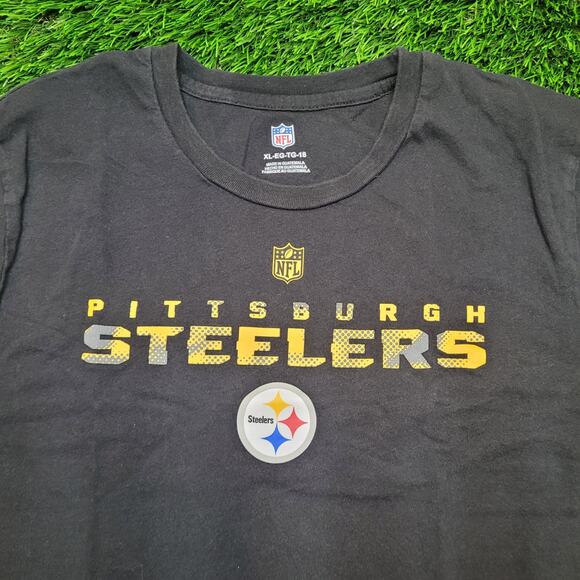 Official NFL Pittsburgh Steelers Graphic T-Shirt Mens Small (Tagged Youth XL) - Picture 2 of 5